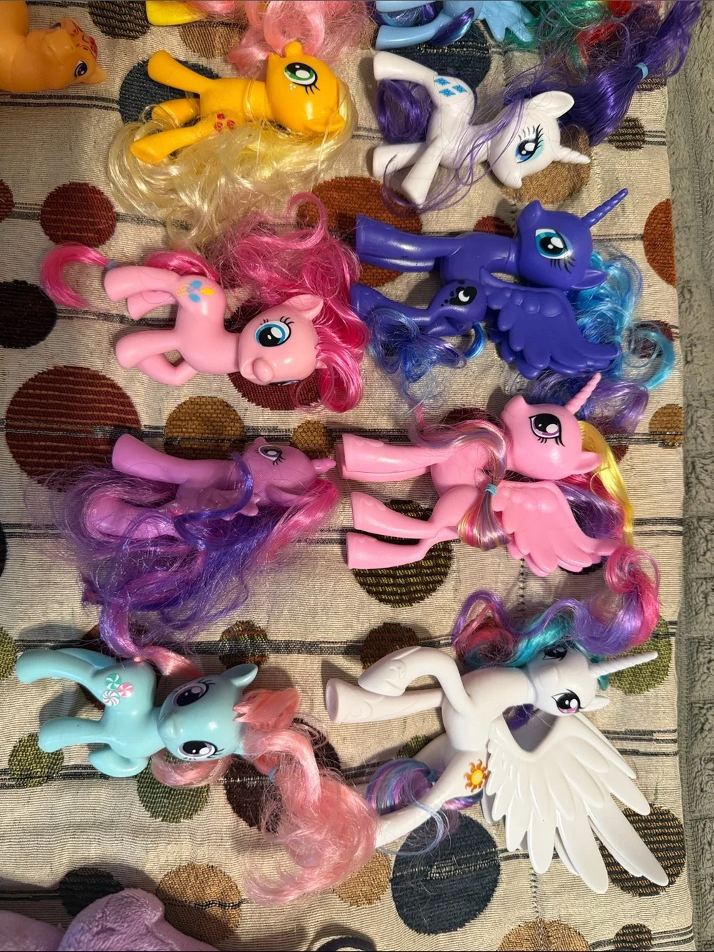 My Little Pony Rainbow Unicorn Plush and Mini Pony Figures - 19 total